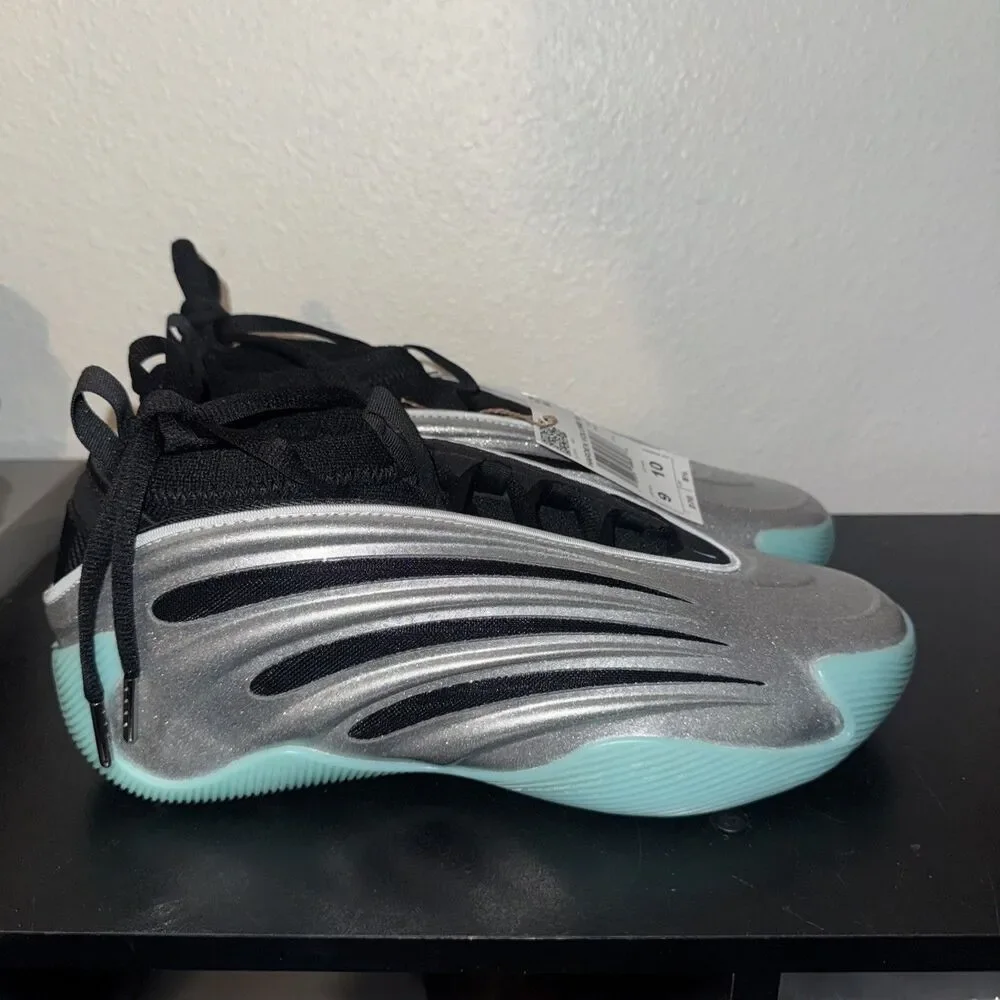 Adidas Harden Volume 9 Basketball Shoes In Silver/Aqua/Black Men's US 9 (JS1028)